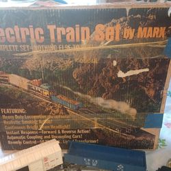 Electric Train Set By Marx