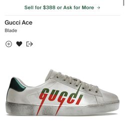 Gucci Blade Ace Sneakers Size 8 US Men