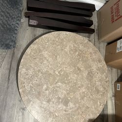 Marble Bistro Table