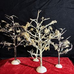 Four Dept 56 Winter Trees 