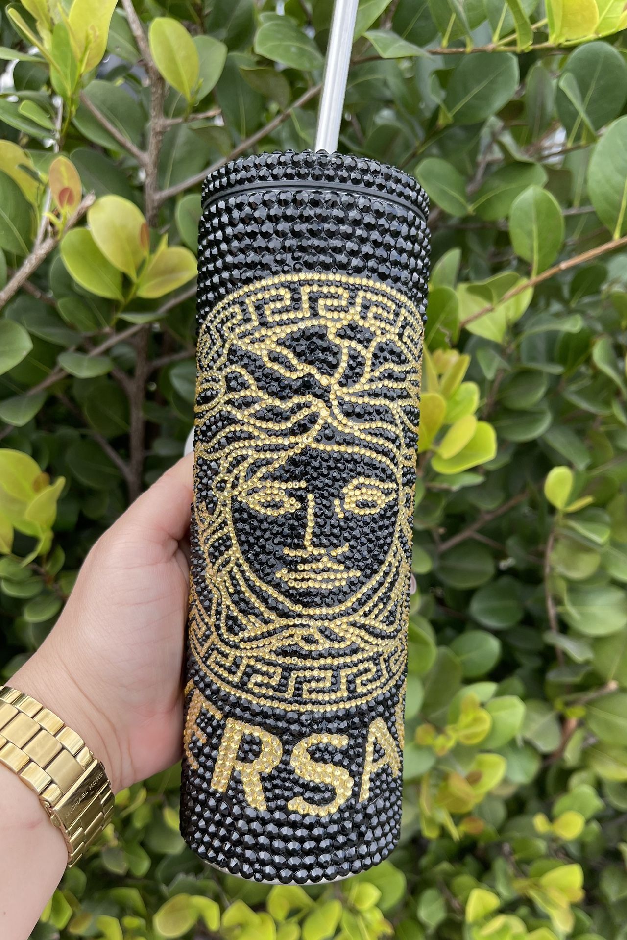 20 Oz Versace Personalized Tumbler