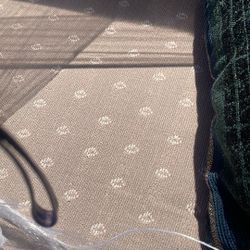 Tan Couch With Coffee Table And Side Table