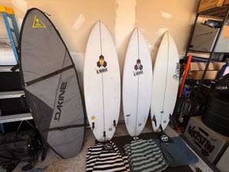 Al Merrick Channel Islands quiver of Surfboards