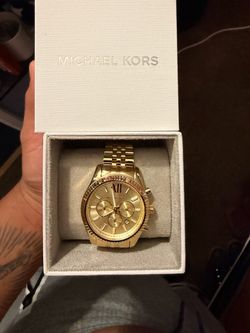 Michael Kors Lexington stainless steel gold