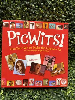 Mindware Picwits! Board Game 'Use Your Wit to Make the Caption Fit' Age 10+