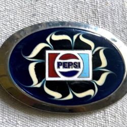 Vintage Pepsi Belt Buckle 
