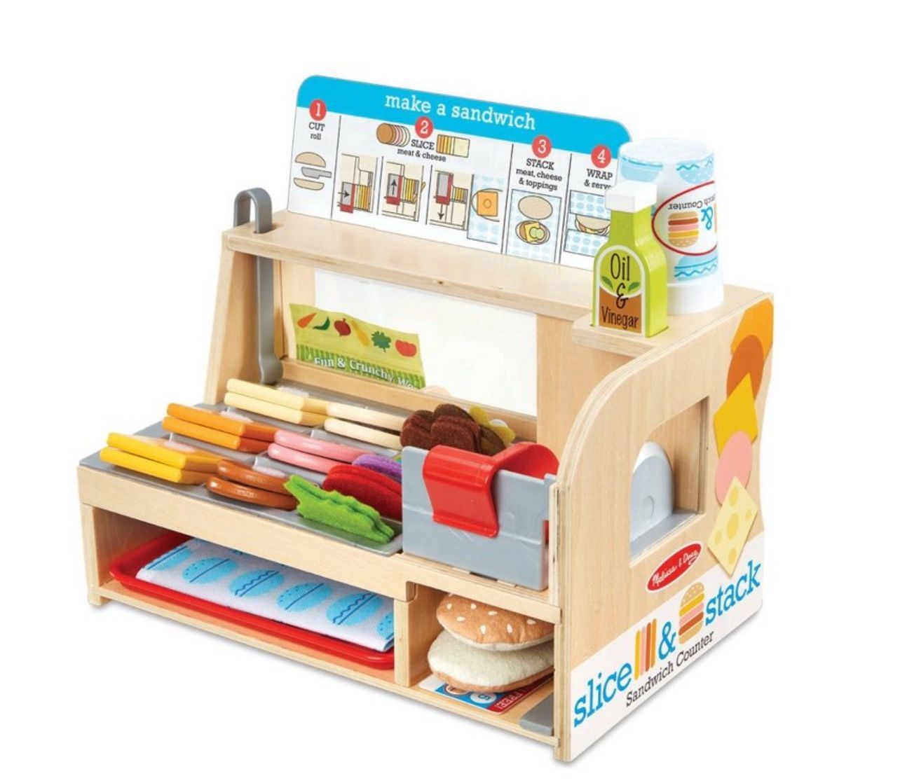 Melissa and Doug Sandwich Making Pretend Play