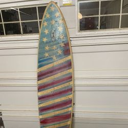 Pendoflex American Flag Surfboard