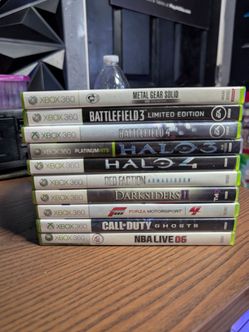 Xbox 360 games all for 25$