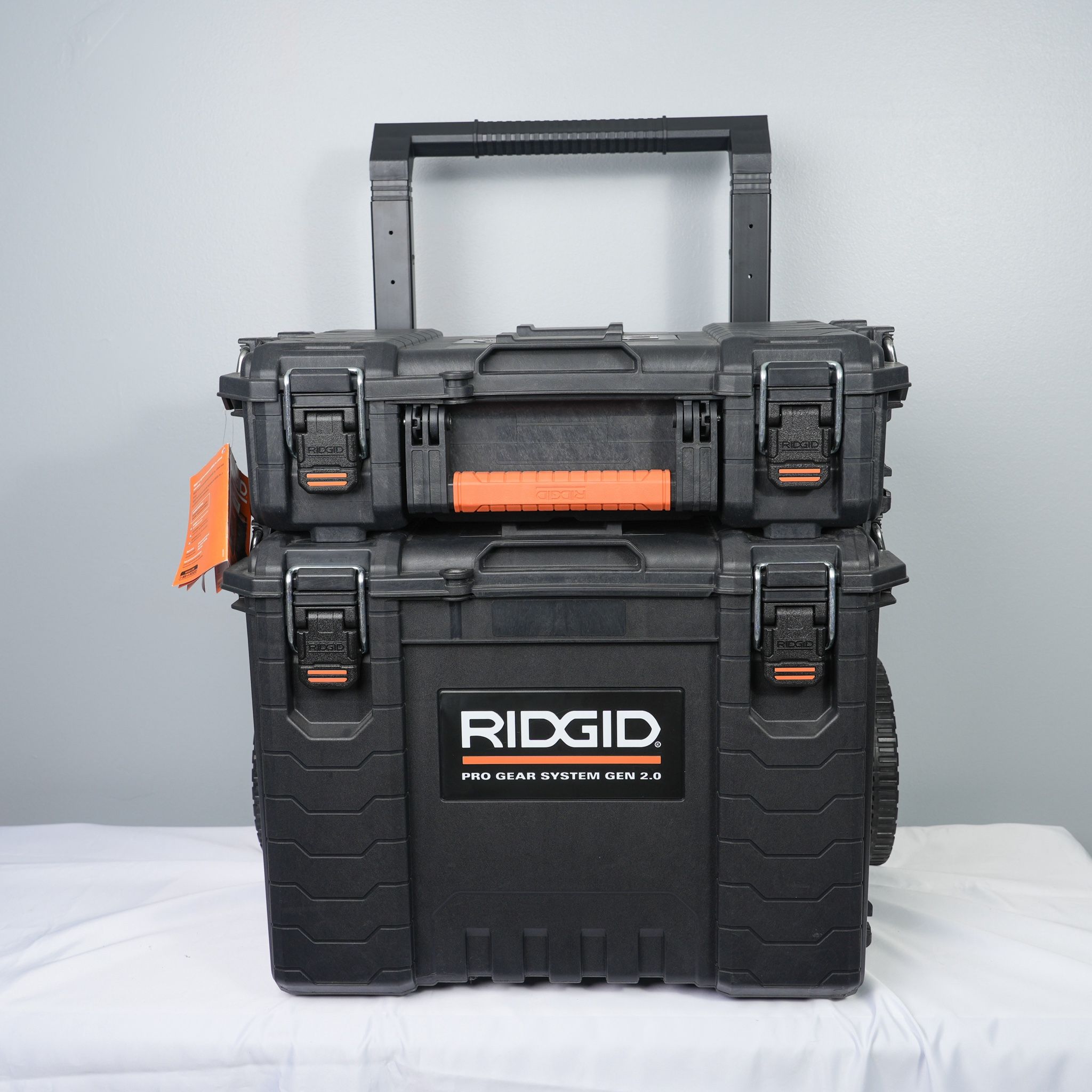 RIDGID Pro Gear System Gen 2.0 Stackable Rolling Tool Box and Compact Tool Box