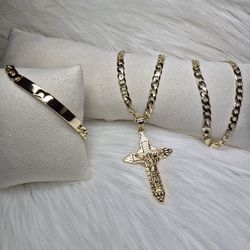 Mens Chain and cross 60$...60"...bracelet 45$