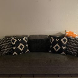 Grey fabricated COUCH