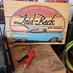 57 chevy sign