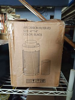 Air Carbon Filter 4" x 14" Black