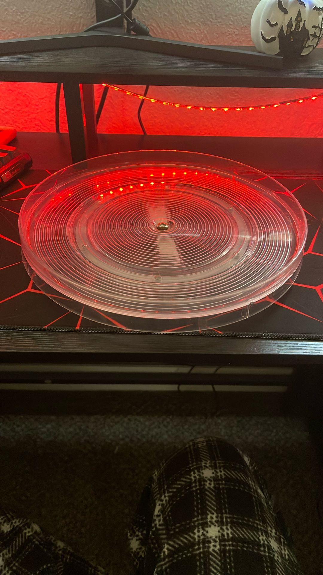 Clear Spinning Display Tray