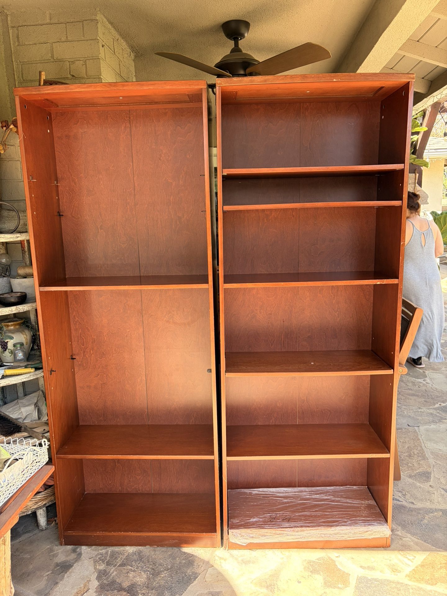 WOODEN Bookshelves