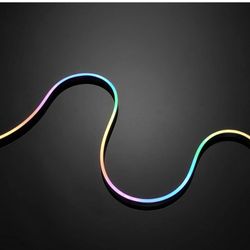 NEON RGB LED Strip 3ft Smooth Lighting Strip, Full-Color Range, Flexible mounting For Gaming Computer Brand New