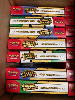 Pokemon Ascended Heroes Mega EX Boxes