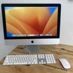 Like New in Box 2017 Apple iMac 21.5” 1TB / 8GB 2.3 i5 with keyboard and mouse.  