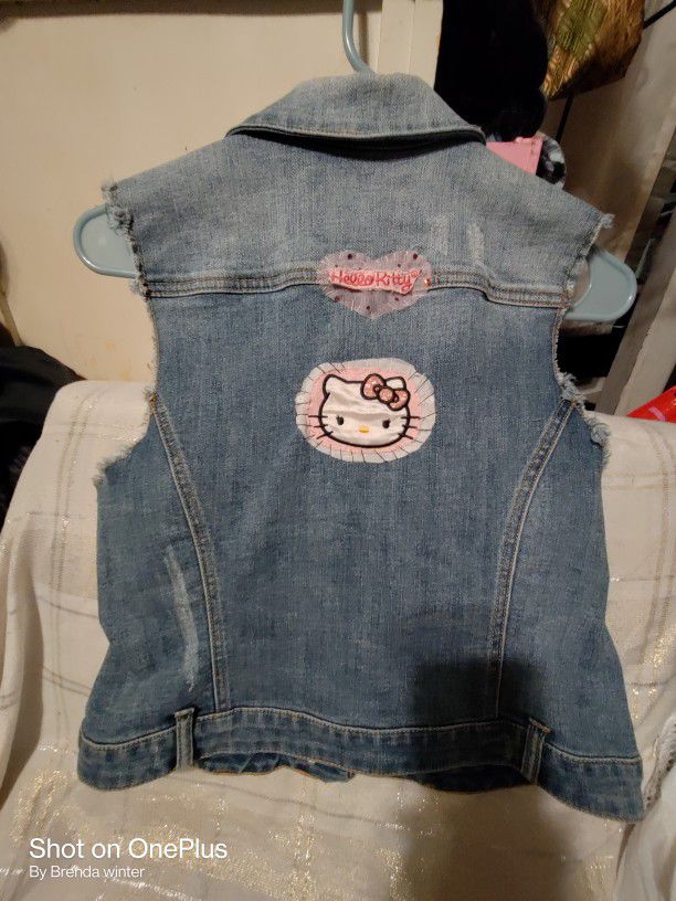 Genuine Hello Kitty Guess Jean Vest