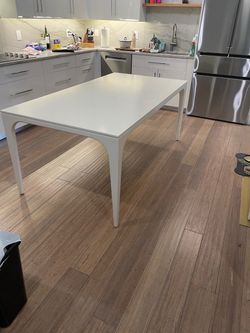 White Modern Dining Table