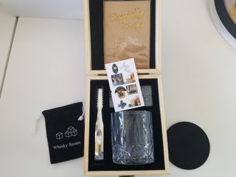 Whiskey Glass Set With Stones