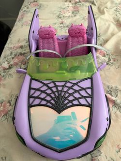 Monster High Toy Car Purple Spider Web Vehicle