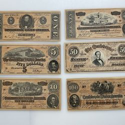 CONFEDERATE BILLS. Facisimle