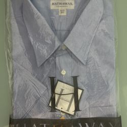 Men’s Light Blue Shirt- HATHAWAY- $7