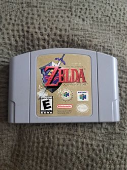Legend of Zelda Ocarina of Time N64 Cartridge