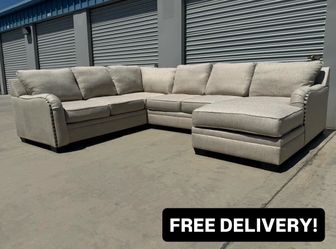 FREE DELIVERY || Ashley’s Furniture 4Pc Sectional Sofa