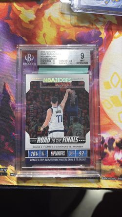Luka Doncic 2024-25 Hoops Road to the Finals BGS 9