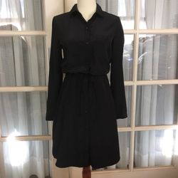 Long Sleeve Black Dress