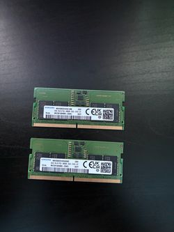 Samsung 16GB (2x8GB) DDR5-4800 Laptop RAM SO-DIMM
