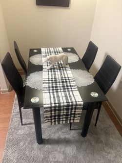 Dining Table 4 Chairs