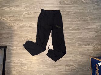 Lululemon Dance Studio Relaxed-Fit Mid-Rise Cargo Pants Womens Sz S Black