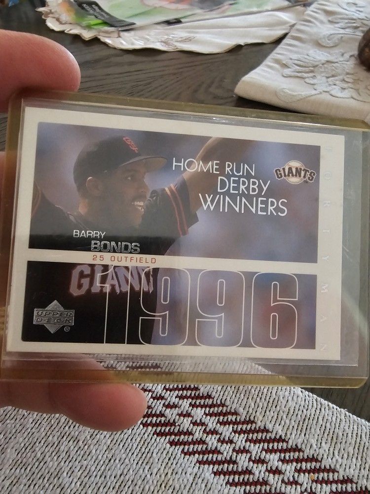 Barry Bonds 03 Upper Deck Fortyman '96 Home Run Derby Winner Baseball Card