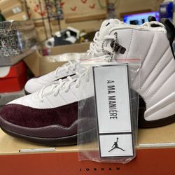 Jordan 12 A ma Maniere Size 9.5W Or 9w