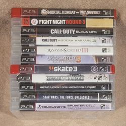 SONY PS3 VIDEO GAME SELECTION * DIFFERENT PRICES PLAYSTATION DISK DISC 