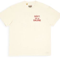 Gallery Dept French Tee Cream/Red