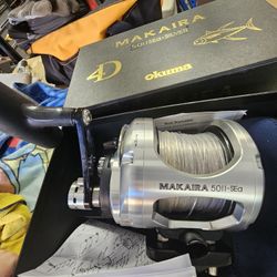 Okuma Makaira 50sea Silver 2 Speed