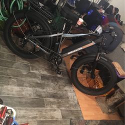 Huge New Years Sale! Senada Saber Pro 30+ Mph And 65 Mile Range W/1000 watt + Best In Class 95 NewtonmtrsTorque, Hybrid Between Reg Top Tube + PS Thru