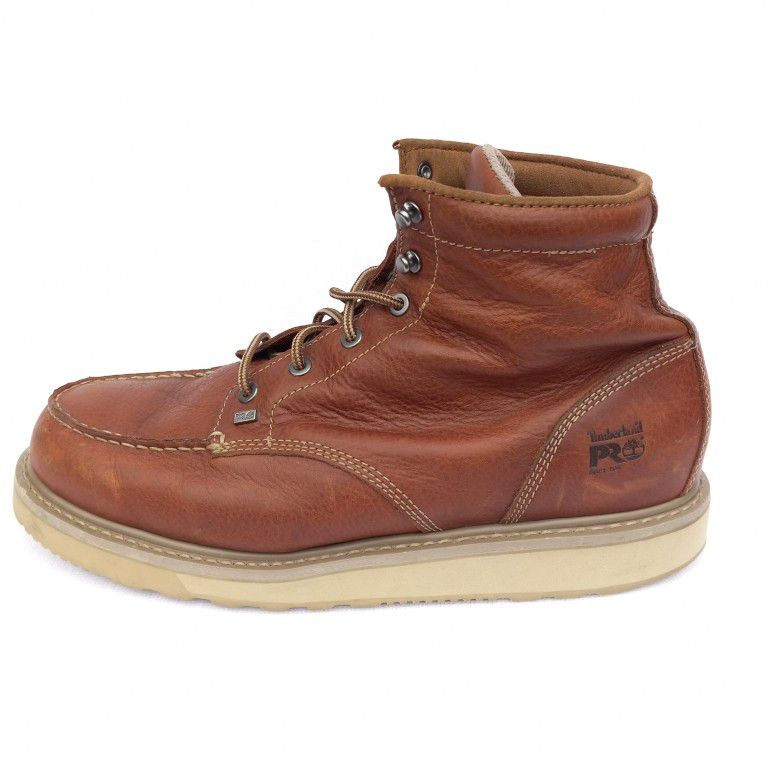 Timberland PRO Men's size 13 Medium Brown Barstow Wedge Soft Toe Work Boot 89647