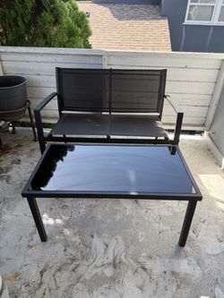 Patio Table with Bench
