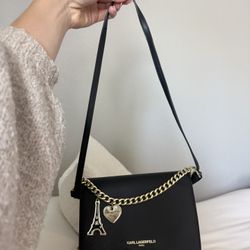 Karl Lagerfeld Paris Crossbody Bag With Chain