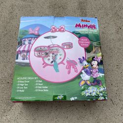 Brand NEW Minnie Mouse Toy Drum Set
