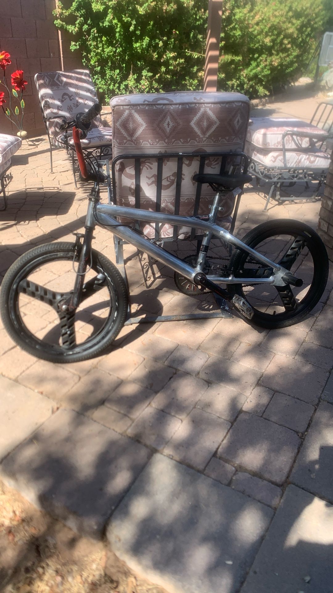 BMX chrome bike