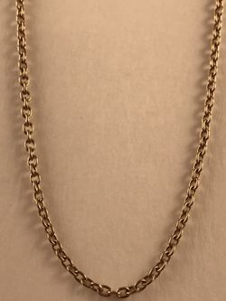 14k solid gold Fancy Style chain grams: 6.9 grams