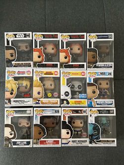 Funko Pop Lot of 12 Mixed Series