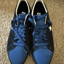 Converse; Men’s 8.5; Custom Made Black/ Blue You Cons One Star